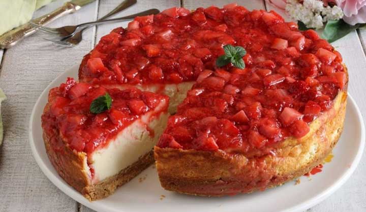 Cheesecake fraise Cyril Lignac facile