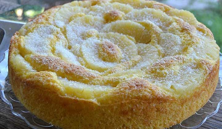Gâteau au yaourt à l'ananas sans beurre