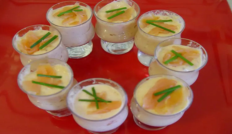 Mousse de saumon Idéales pour repas de noël