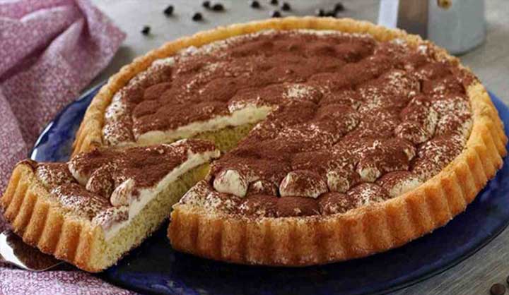 Tarte au tiramisu douce et irrésistible