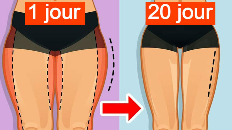 7 exercices faciles pour perdre de la graisse de cuisse en 2 semaines